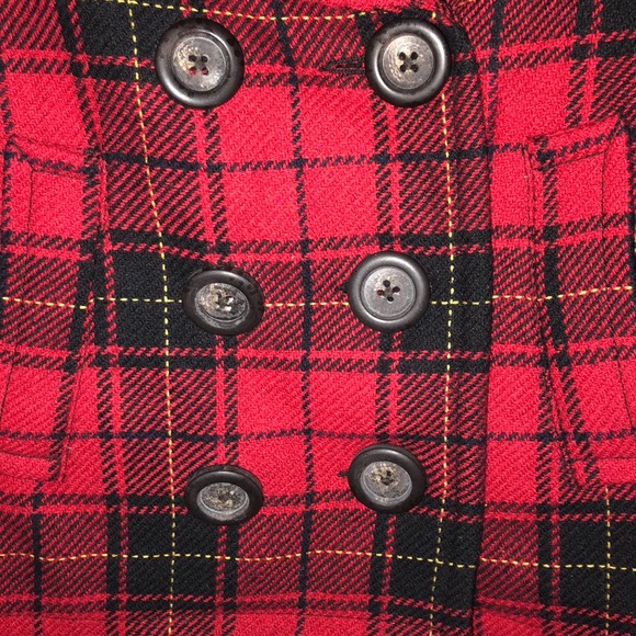 Merona plaid medium jacket Buffalo plaid warm cozy coat jacket jacket coat - Picture 6 of 13